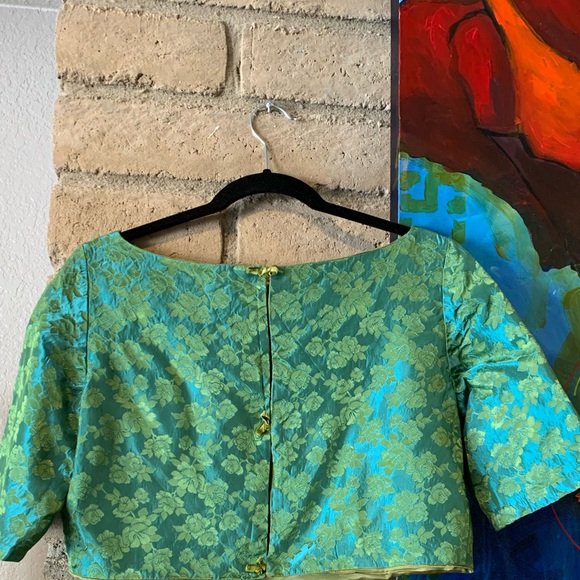 MidCentury Handmade Formal Gown and Capelet - Picture 10 of 13